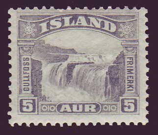 IC01702 Iceland Scott # 170 MH, Gullfoss 1931-33