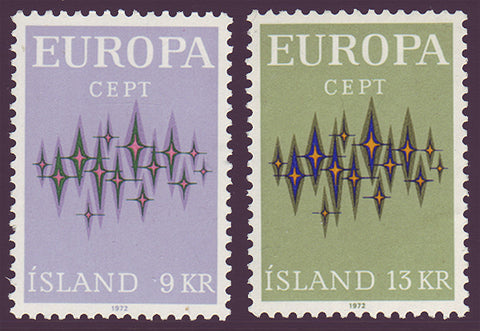 IC0439-401 Iceland Scott # 439-40 MH, Europa 1972