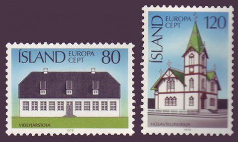 IC0506-071 Iceland Scott # 506-07 MH, Europa 1978