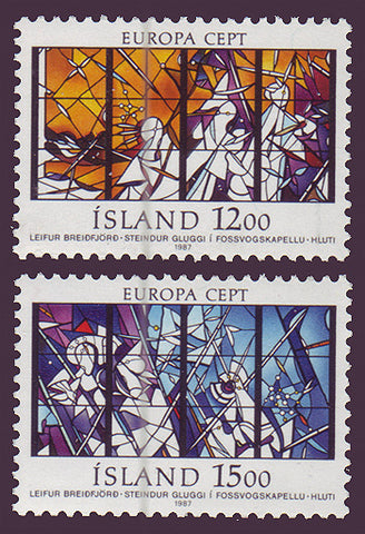 IC0639-401 Iceland Scott # 639-40 MNH, Europa 1987