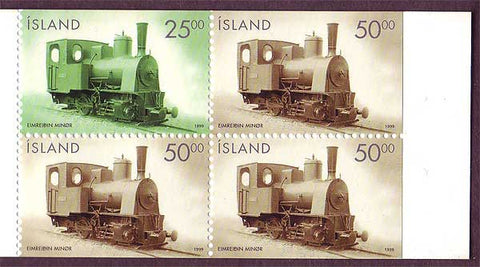 IC0878a Iceland Scott # 878a MNH, Locomotives 1999