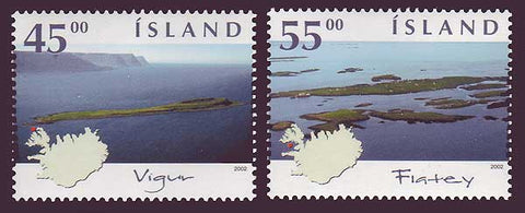 IC0975-761 Iceland       Scott # 975-76 MNH,        Islands 2002