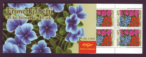 IC0982a1 Iceland Scott # 982a MNH, Flowers 2003