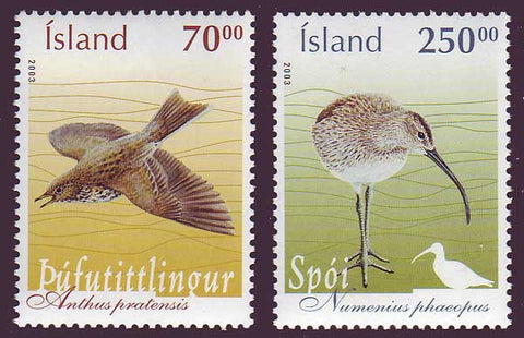 IC0997-981 Iceland       Scott # 997-98 MNH,       Birds 2003