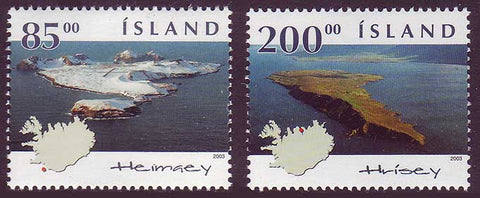 IC1001-021 Iceland       Scott # 1001-02 MNH,        Islands 2003