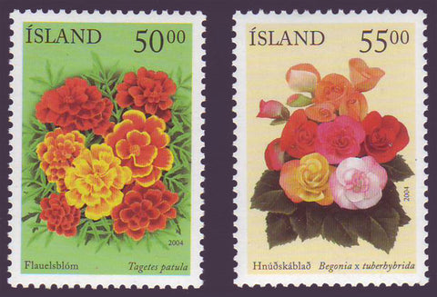 IC1005-061 Iceland       Scott # 1005-06 MNH,        Summer Flowers 2004