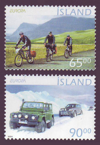 IC1019-201 Iceland       Scott # 1019-20 MNH, Tourism - Europa 2004