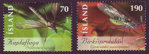 IC1121-221 Iceland       Scott # 1121-22 MNH, Insects 2007