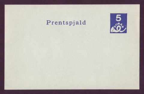 IC5098 Iceland Printed Matter Card - 1941