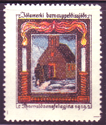 IC819191 Iceland  
      1919 Thorvaldsen Society MNH