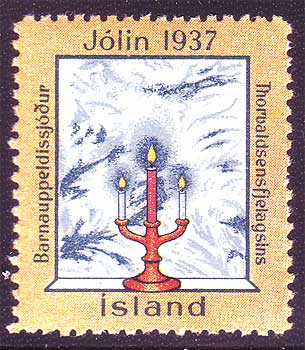 IC819371 Iceland  
      1937 Thorvaldsen Society MNH