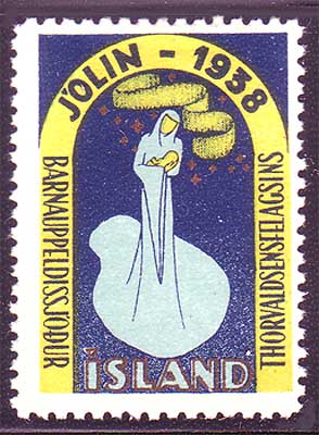 IC819381 Iceland  
      1938 Thorvaldsen Society MNH