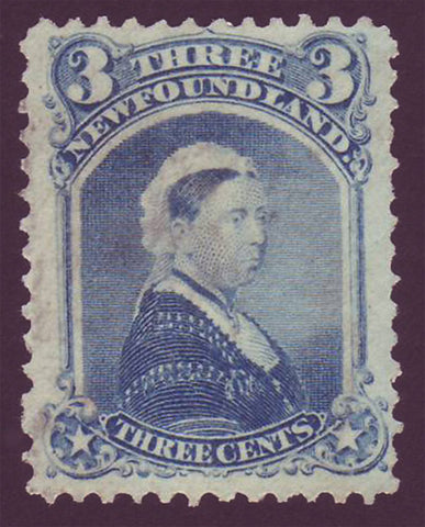 NF0342GH Newfoundland       # 34 F MH NG.      Queen Victoria - 1873