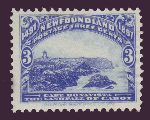 NF0631 Newfoundland  # 63 F-VF MNH**  Cape Bonavista 1897