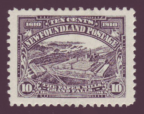 NF0952 Newfoundland # 95 VF MH Paper Mills - 1910