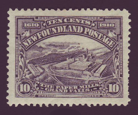 NF0952 Newfoundland # 95 MH, HR.  Grand Falls Paper Mills - 1910