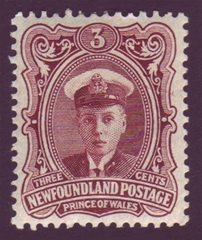 NF1062 Newfoundland # 106 VF MH, Prince of Wales 1911