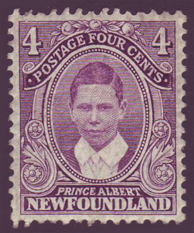 NF1072 Newfoundland # 107 XF MH, Prince Albert 1911