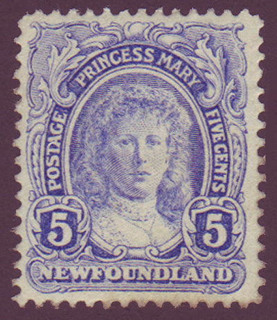 NF1082 Newfoundland # 108 VF MH, Princess Mary 1911