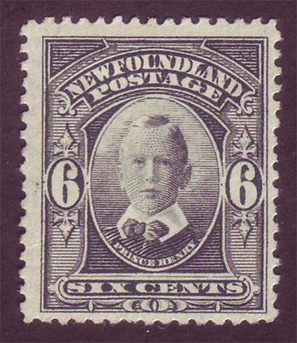 Newfoundland stamp 6¢ Prince Harry in black