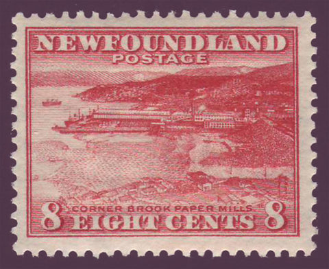 NF2091.1 Newfoundland # 209 VF MH      Corner Brook Paper Mill       Perkins Bacon Printing 1932