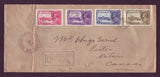NF5016 Newfoundland Registered Letter to Canada - George V Jubilee 1936.