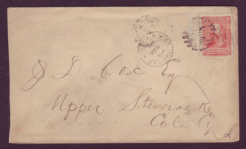 NF5019 Newfoundland Letter to Stewiacke, Nova Scotia 1909