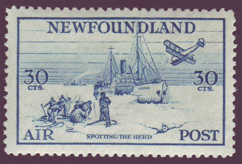 NFC152.1      Newfoundland # C15 VF MH.  "Spotting the Herd".