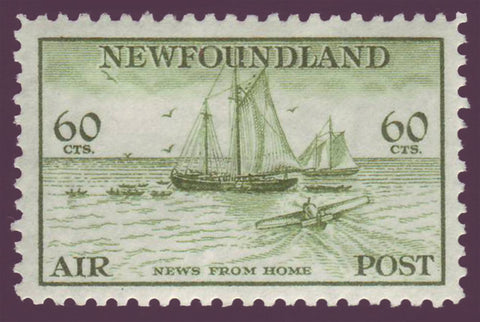 NFC162      Newfoundland # C16 XF MH  ''News From Home''