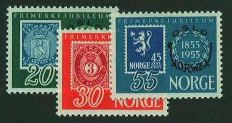 NO0340-422 Norway Scott # 350-42 MNH**  Stamp Reproductions with overprint