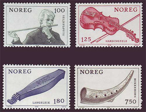 NO0734-371 Norway Scott # 734-37 MNH, Musical Instruments 1978