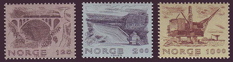 NO0750-521 Norway Scott # 750-52 MNH, Norwegian Engineering 1979