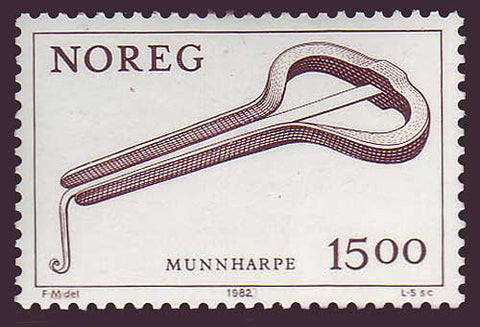NO08041 Norway Scott # 804 MNH, Mouth harp 1982