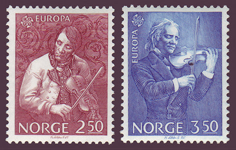 NO0861-621 Norway Scott # 861-62 MNH, Music - Europa 1985