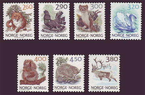 NO0875-83B1.1 Norway Scott # 875-83B MNH, Definitive series 1986-90