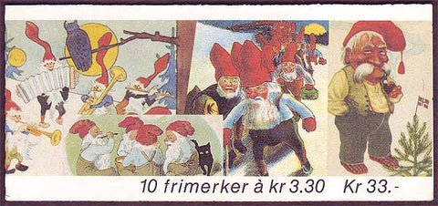 NO1032b Norway booklet Scott # 1032b, Christmas 1992