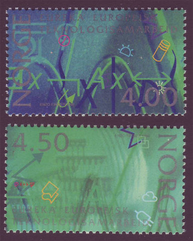 NO1065-661 Norway Scott # 1065-66 MNH, Research in Norway 1993