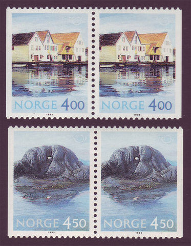 NO1092-93x21 Norway Scott # 1092-93 MNH, Tourism 1995