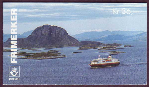 NO1093a Norway booklet Scott # 1093a, Tourism 4.5kr 1995
