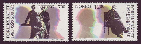 NO1101-021 Norway Scott # 1101-02 MNH, Conciliation Board 1995