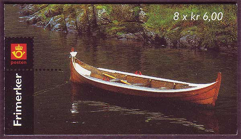 NO1157a Norway booklet Scott # 1157a, Tourism 6.00kr 1997