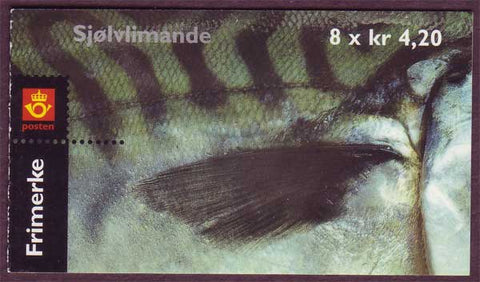 NO1262a Norway booklet Scott # 1262a, Fish and Net 2000