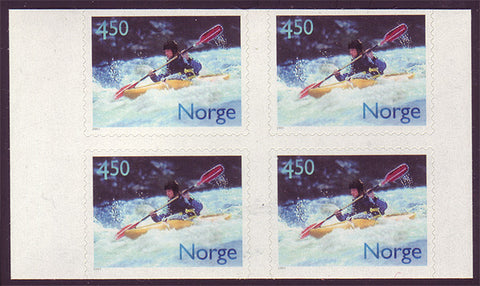 NO1294a1 Norway Scott # 1294a MNH, Adventure Sport / Kayaking 2001