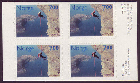 NO1295a1 Norway Scott # 1295a MNH,  Rock Climbing 2001