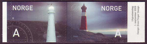 NO1442-431 Norway Scott # 1442-43 MNH, Lighthouses 2005