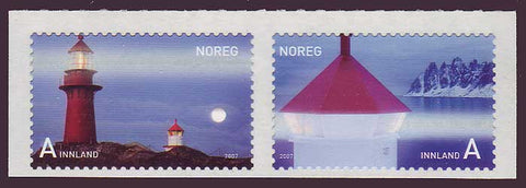 NO1521-221 Norway       Scott # 1521-22 MNH,        Lighthouses 2007