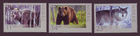 NO1531-33 Norway Scott # 1531-33 MNH,  Mammals 2008