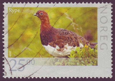 NO15675 Norway Scott # 1567 VF used Willow Grouse
