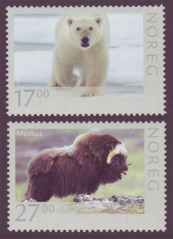 NO1636-371 Norway Scott # 1636-37 MNH, Wildlife 2011