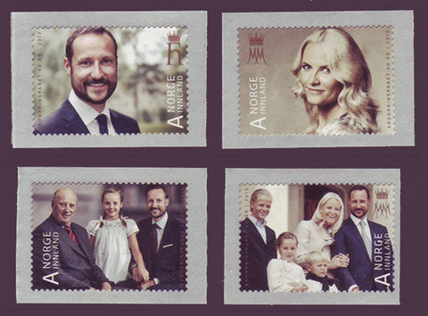 NO1711-141 Norway  Scott #1711-14 MNH, Royal Family 2013